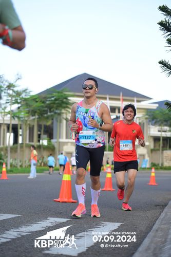 Race photo from KBP City Run 2024