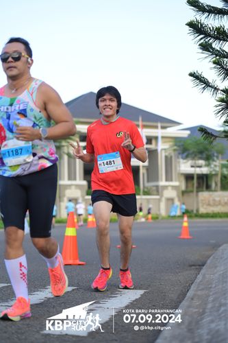 Race photo from KBP City Run 2024