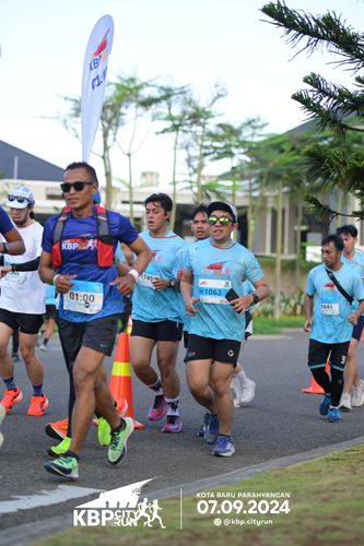 Race photo from KBP City Run 2024