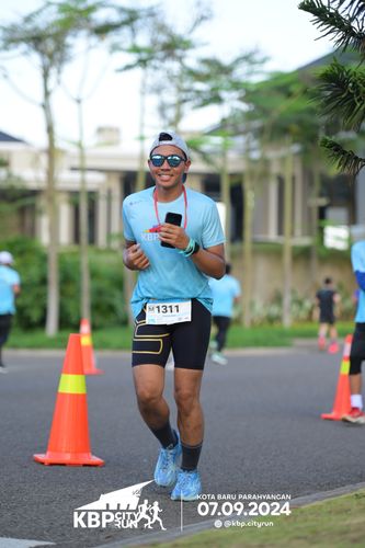Race photo from KBP City Run 2024