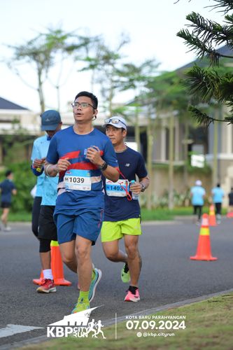 Race photo from KBP City Run 2024