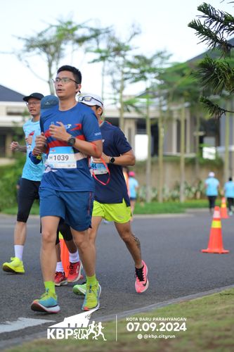 Race photo from KBP City Run 2024