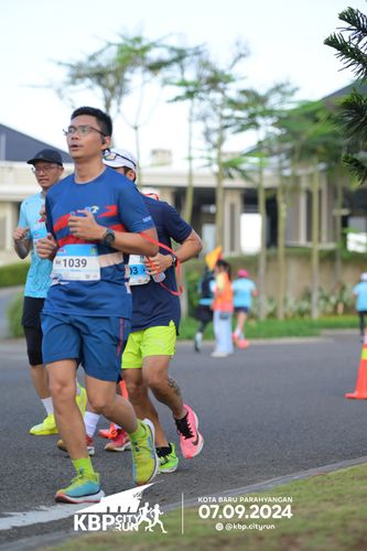 Race photo from KBP City Run 2024