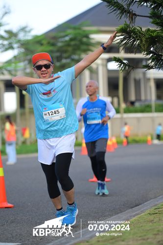 Race photo from KBP City Run 2024
