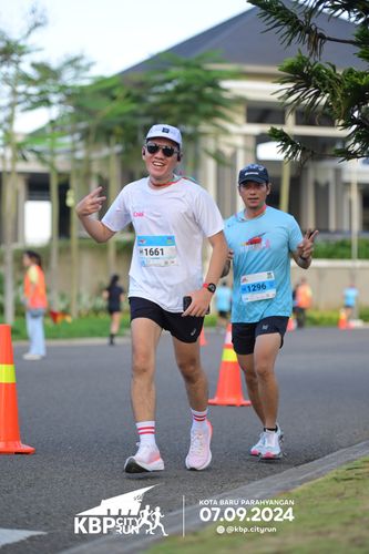 Race photo from KBP City Run 2024
