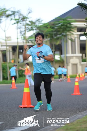 Race photo from KBP City Run 2024