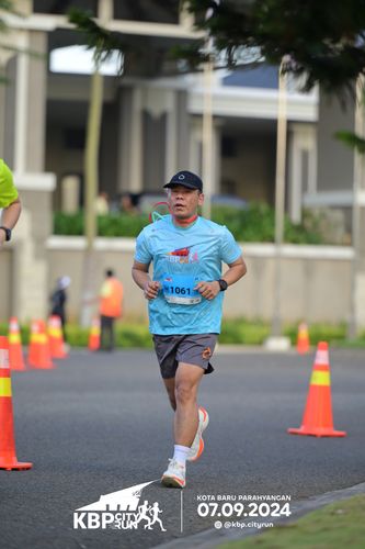 Race photo from KBP City Run 2024