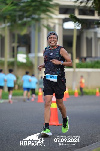 Race photo from KBP City Run 2024