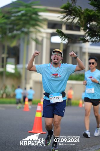 Race photo from KBP City Run 2024
