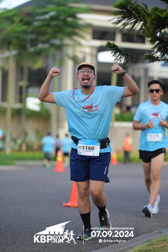 Race photo from KBP City Run 2024