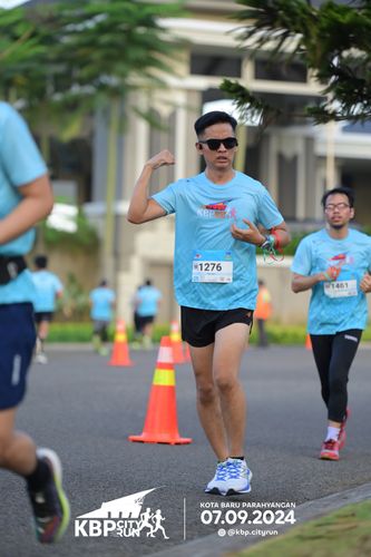 Race photo from KBP City Run 2024