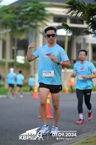Race photo from KBP City Run 2024