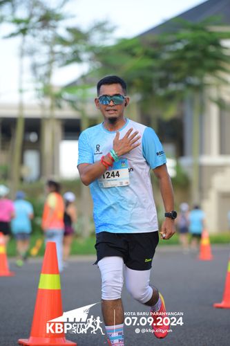 Race photo from KBP City Run 2024