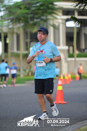 Race photo from KBP City Run 2024