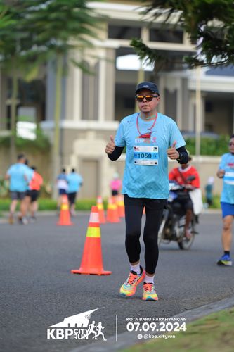 Race photo from KBP City Run 2024