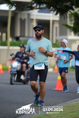 Race photo from KBP City Run 2024
