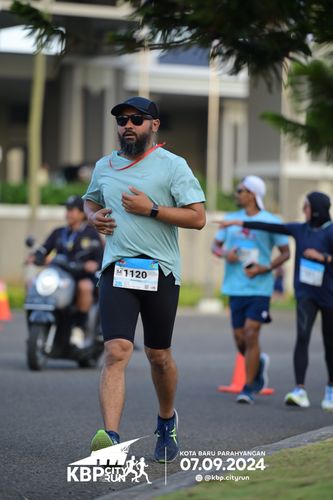 Race photo from KBP City Run 2024