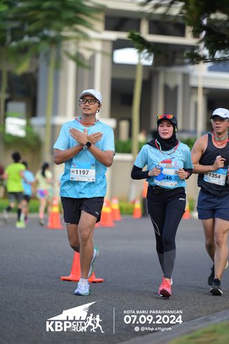 Race photo from KBP City Run 2024