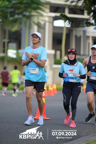 Race photo from KBP City Run 2024