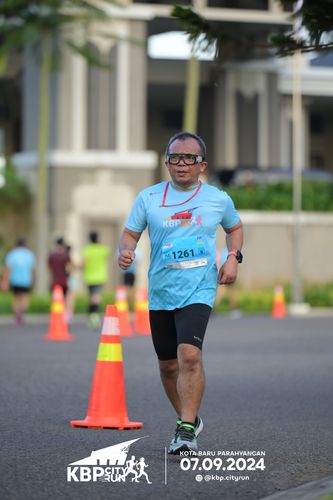 Race photo from KBP City Run 2024