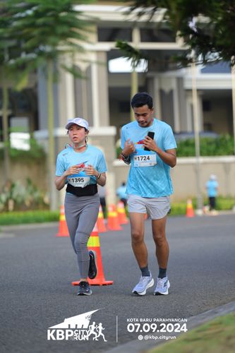 Race photo from KBP City Run 2024