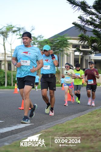 Race photo from KBP City Run 2024
