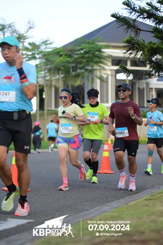 Race photo from KBP City Run 2024