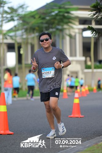 Race photo from KBP City Run 2024