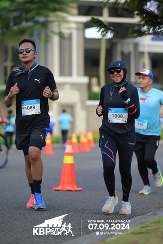 Race photo from KBP City Run 2024