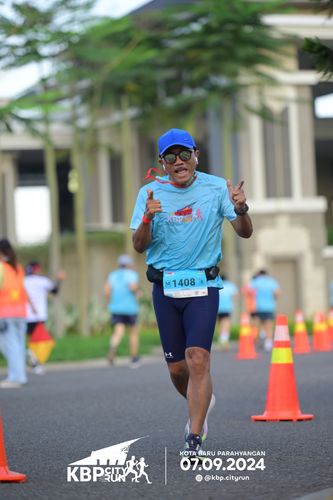 Race photo from KBP City Run 2024