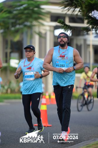 Race photo from KBP City Run 2024