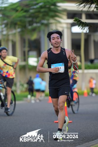Race photo from KBP City Run 2024