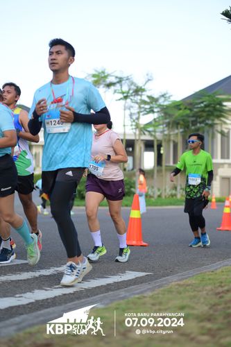 Race photo from KBP City Run 2024