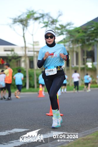 Race photo from KBP City Run 2024
