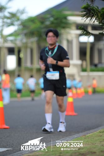 Race photo from KBP City Run 2024