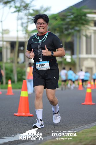 Race photo from KBP City Run 2024