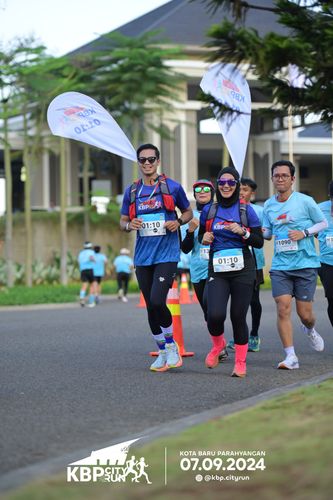Race photo from KBP City Run 2024