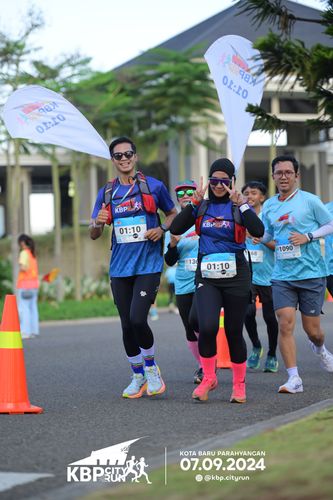 Race photo from KBP City Run 2024