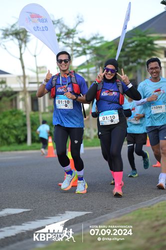 Race photo from KBP City Run 2024