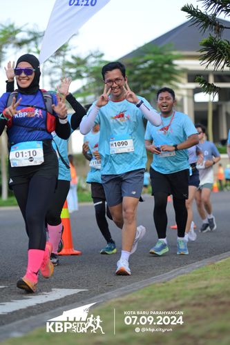 Race photo from KBP City Run 2024