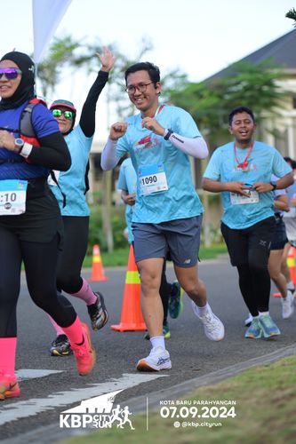 Race photo from KBP City Run 2024