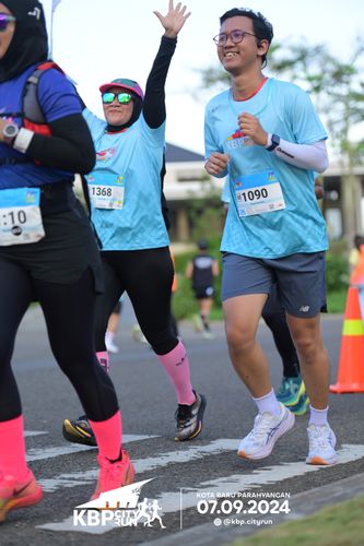 Race photo from KBP City Run 2024