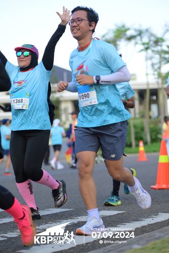 Race photo from KBP City Run 2024