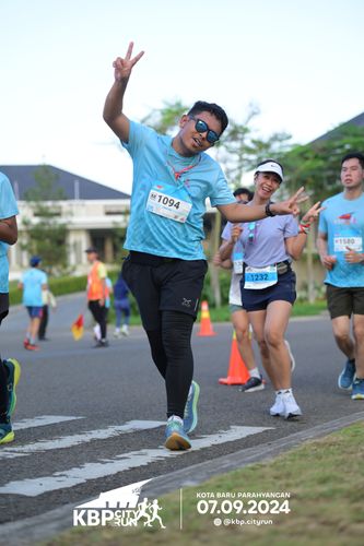 Race photo from KBP City Run 2024