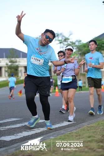 Race photo from KBP City Run 2024