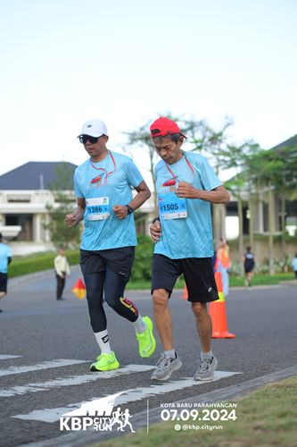 Race photo from KBP City Run 2024