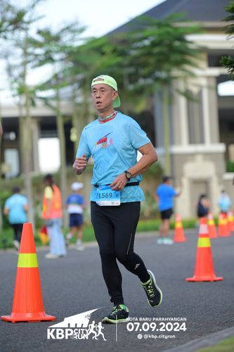 Race photo from KBP City Run 2024