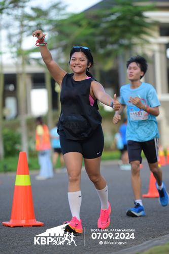 Race photo from KBP City Run 2024