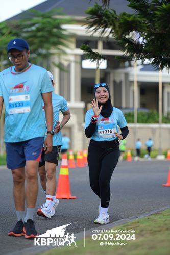 Race photo from KBP City Run 2024
