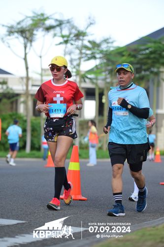 Race photo from KBP City Run 2024